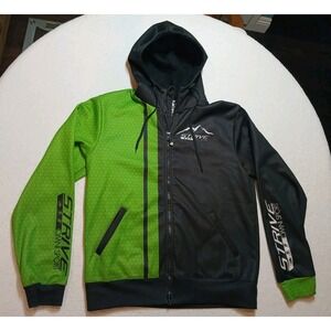 VERGE Sport‎ Cycling Director Jacket Adult XL Green Black Full Zip Long Sleeve